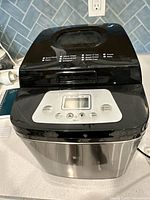 Bread maker front view closed
