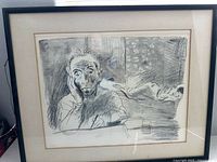 Full view of framed limited edition print