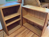 Both bookcases front view