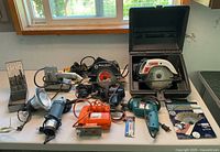 All items laid out on table for overall view