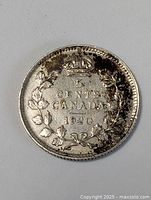 Reverse showing crowned wreath, denomination and date 1920