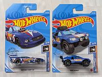 Front view both sealed Hot Wheels packages
