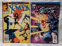 Front covers of both comics side by side