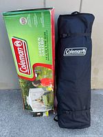 Retail box and Coleman carry bag for garden gazebo