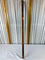 Full view of 40 in copper pot hanger bar with mounting studs