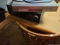 Front and top view of Sharp DV-740 DVD player