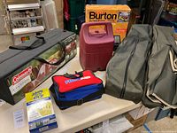 Overview of all items on table