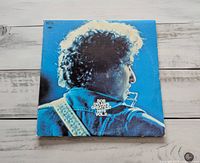 Front cover with Bob Dylan profile, album title and Columbia logo
