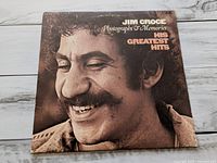 Front album jacket featuring Jim Croce portrait and title