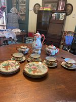 Full set displayed on table