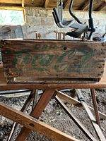 Full side view showing green Coca-Cola stencil