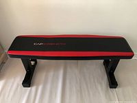 Top view of CapStrength flat weight bench