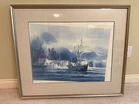 Front view of framed limited edition print