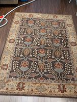 Full view of area rug on floor