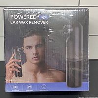 Front of sealed box showing product image and name