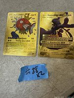 Pokmon gold Tag Team GX cards Magikarp & Wailord, Mewtwo & Mew | Maxsold Pokmon gold Tag Team GX cards Magikarp & Wailord, Mewtwo & Mew | Maxsold