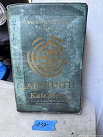 Front view of Labyrinth hardcover showing title, author, cover design