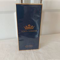Front of sealed Dolce & Gabbana King EDT 100 ml box
