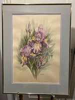 Full framed print showing artwork, matting and frame