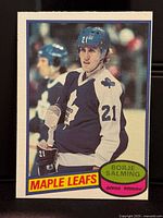 Front view of 1980-81 O-Pee-Chee Borje Salming #210 card
