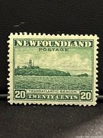 Front of Newfoundland 20¢ Cape Race stamp