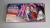 Closed box showing The Dana Girls Game lid art