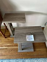 Top view of both matching tables