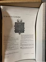 Installation guide front page titled ECB-VAVS Controller