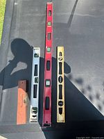 All four levels laid out for size comparison