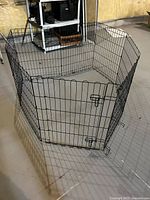 Crate fully expanded to show size and door