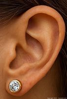 Earring worn in ear