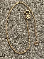 Entire bracelet in oval form on surface