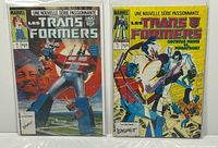 Front covers of issues #1 and #2 bagged and boarded