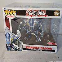 Front of boxed Funko Pop Stardust Dragon showing figure and Target exclusive sticker