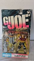 Front of sealed G.I. Joe Extreme Ballistic blister pack showing figure and accessories