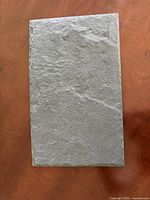 Full view of slate board showing texture and size