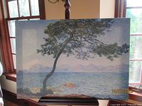 Front view of the canvas print showing artwork details