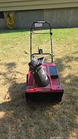 Full front view of Toro CCR 2000 snowblower on lawn