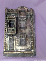 Front view showing entire relief facade