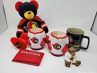 All six Ottawa Senators items grouped