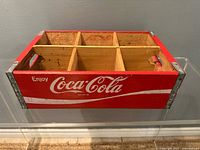 Front view showing Coca-Cola logo and dividers