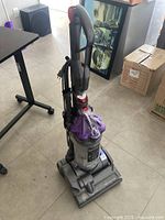 Full view of Dyson upright vacuum