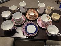 Overview of entire assortment laid out on table