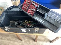 Overall view of toolbox and contents