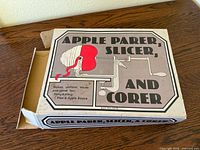 Front of original box showing product name