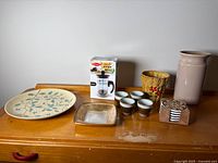 All items grouped on dresser