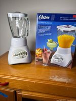 Blender assembled beside original box