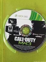 Front of Call of Duty MW3 Xbox 360 disc in case