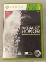 Front cover of Medal of Honor Limited Edition Xbox 360 case