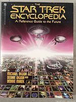 Front cover of The Star Trek Encyclopedia book